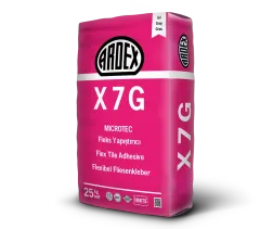 ARDEX X 7 G MICROTEC Fleks Yapıştırıcı, Gri (C2 TE S1) - 25 KG