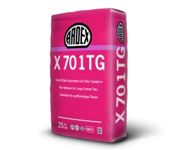 ARDEX X 701 TG Büyük Ebatlı Seramikler için Fleks Yapıştırıcı, Gri (C2 TE S1) - 25 KG