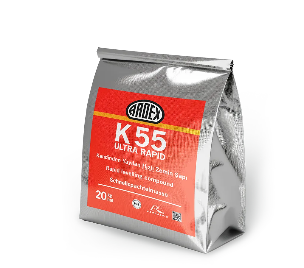 ARDEX K 55 Kendinden Yayılan, Hızlı Kürlenen, İnce Şap - 20 KG