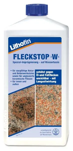 Lithofin Fleckstop >W< Solvent İçermeyen Su Bazlı Koruma Ürünü - 5 LT